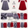 Premium Red Pleated Shirt Dress - Wholesale