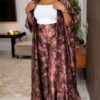 Luxe Satin Kimono & Wide Leg Pants Set