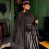 Premium Black Pleated Dress - Wholesale B2B