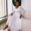 Premium White Lace Dress - Wholesale B2B