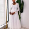 Premium White Lace Dress - Wholesale B2B