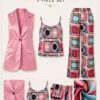 Premium Three-Piece Set - Powder Pink