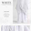 Elegant White Two-Piece Pleated Set
