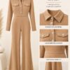 Premium Beige Jumpsuit - Wholesale