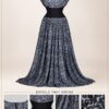Leopard Elegance Maxi Dress - Premium Grey Pattern