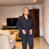 Premium Black Three-Piece Blazer Set