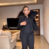 Premium Black Three-Piece Blazer Set
