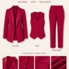 Premium Three-Piece Suit Set - Professional Business Attire
