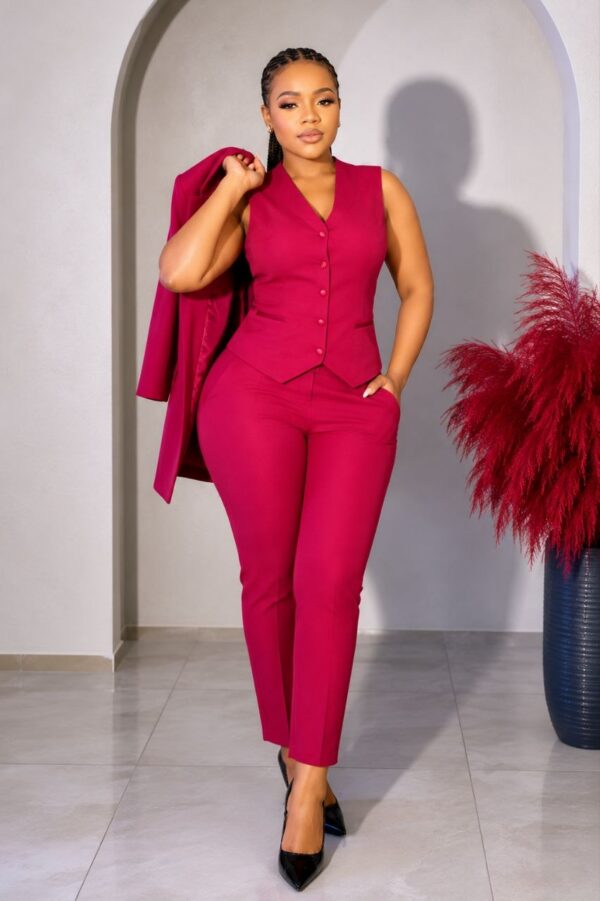 Premium Three-Piece Suit Set - Professional Business Attire