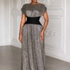 Premium Gray Evening Dress - Wholesale