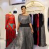 Premium Gray Evening Dress - Wholesale