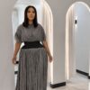 Premium Gray Evening Dress - Wholesale