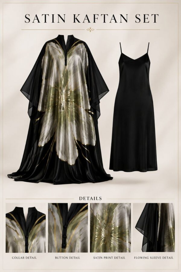 Premium Black Boubou Dress - Wholesale Fashion