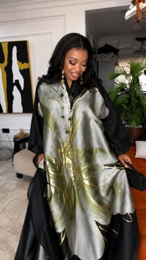 Premium Black Boubou Dress - Wholesale Fashion