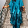 Premium Blue Kimono and Pants Set - Wholesale B2B