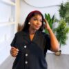 Premium Black Oversized Blazer Two-Piece Set