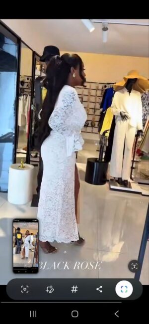 Premium White Lace Dress - Wholesale B2B