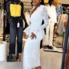 Premium White Lace Dress - Wholesale B2B