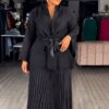 Premium Two-Piece Pleated Set - Wholesale Fashion