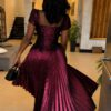 Volonte Premium Burgundy Two-Piece Corset Set