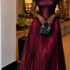 Volonte Premium Burgundy Two-Piece Corset Set