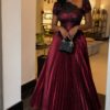 Volonte Premium Burgundy Two-Piece Corset Set