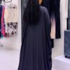 Premium Purple Kimono and Pleated Skirt Set