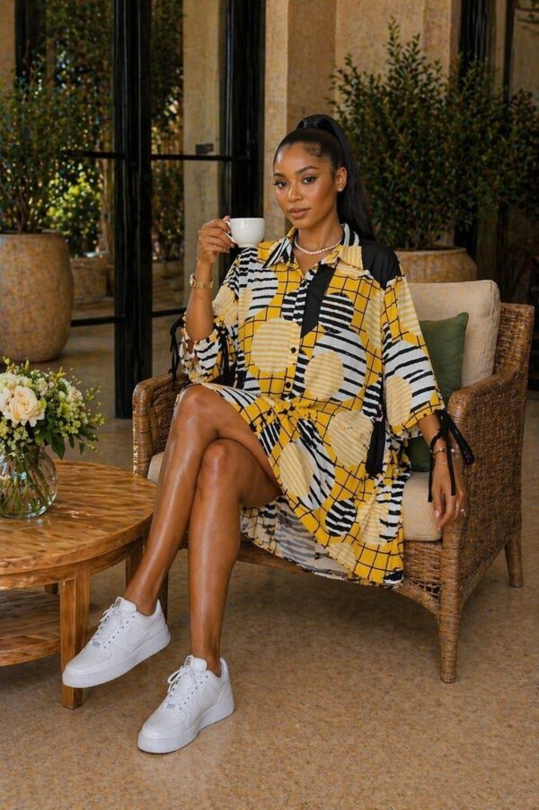 Premium Zebra Print Midi Dress with Lace Trim
