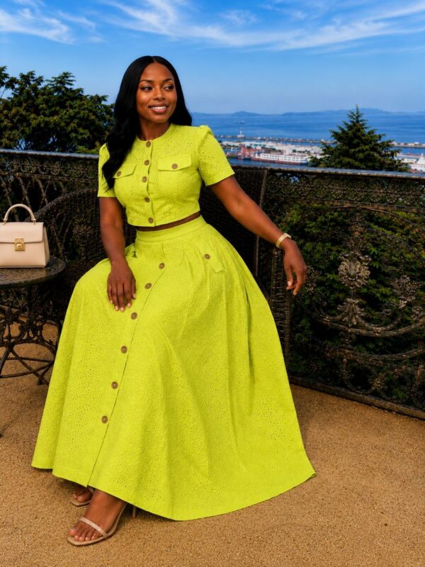 Premium Three-Piece Eyelet Set - Wholesale Fashion Collection