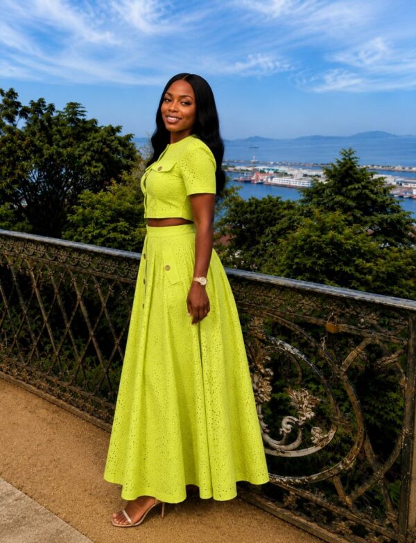 Premium Three-Piece Eyelet Set - Wholesale Fashion Collection