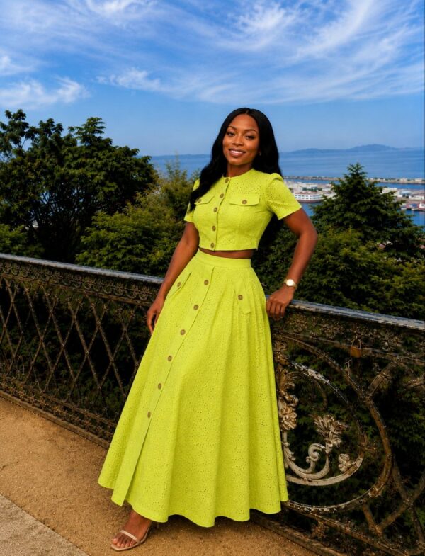 Premium Three-Piece Eyelet Set - Wholesale Fashion Collection