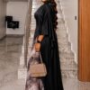 Premium Black Kimono & Pants Set