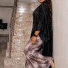 Premium Black Kimono & Pants Set