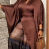 Premium Brown Kimono Pants Set - Wholesale B2B
