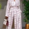Premium Two-Piece Geometric Print Set