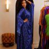 Premium Navy Blue Kimono Skirt Set - Wholesale B2B