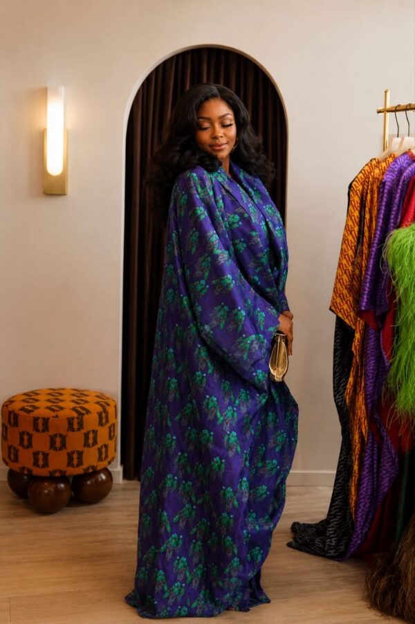 Premium Navy Blue Kimono Skirt Set - Wholesale B2B