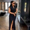 Premium Black Wrap Dress - Wholesale