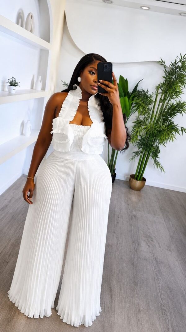 Premium Two-Piece Pleated Set - Wholesale Fashion Collection