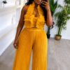 Premium Two-Piece Pleated Set - Wholesale Fashion