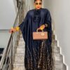 Premium Black Kimono Pants Set