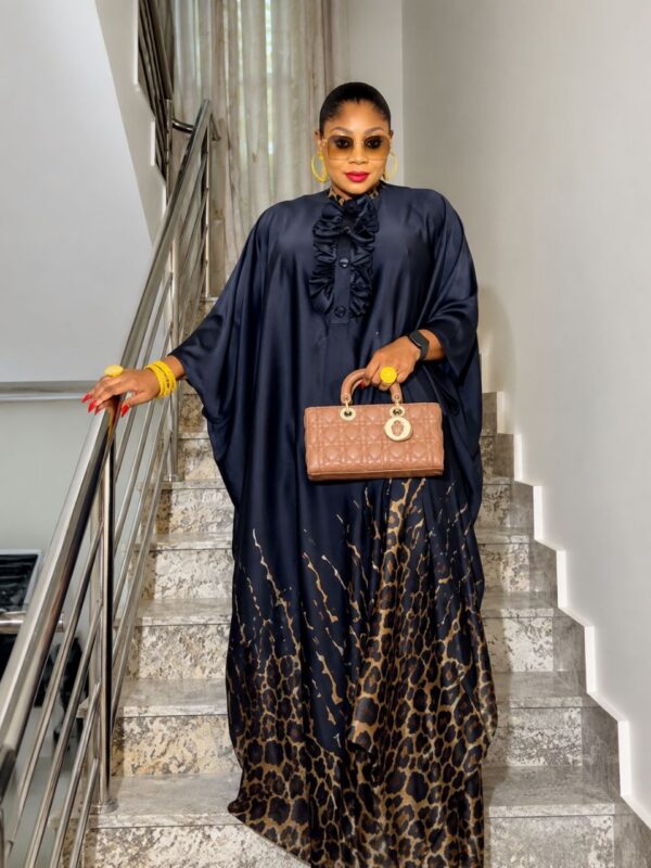 Premium Black Kimono Pants Set