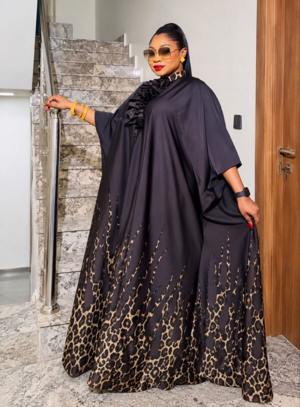 Premium Kimono and Pants Set - Leopard Print