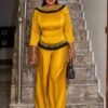 Premium Two-Piece Gold Set - Wholesale Fashion Collection
