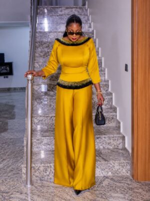 Premium Two-Piece Gold Set - Wholesale Fashion Collection