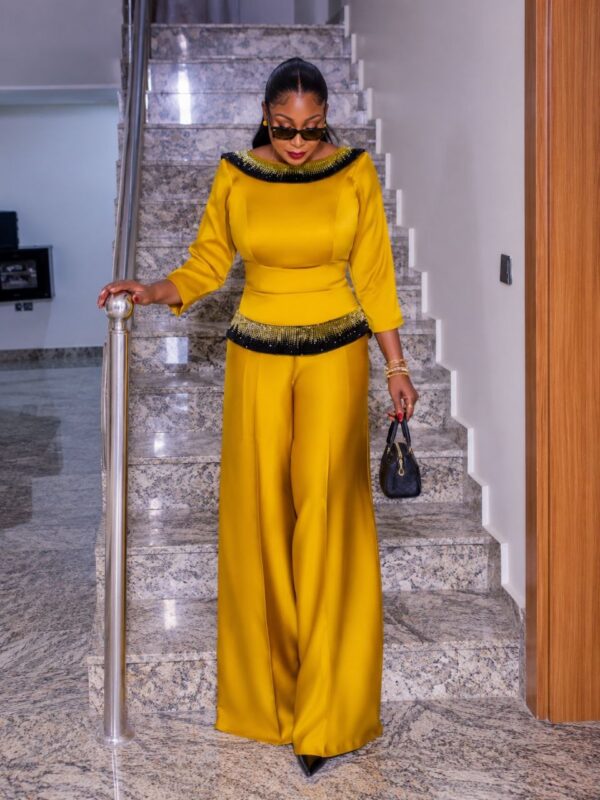 Premium Two-Piece Gold Set - Wholesale Fashion Collection
