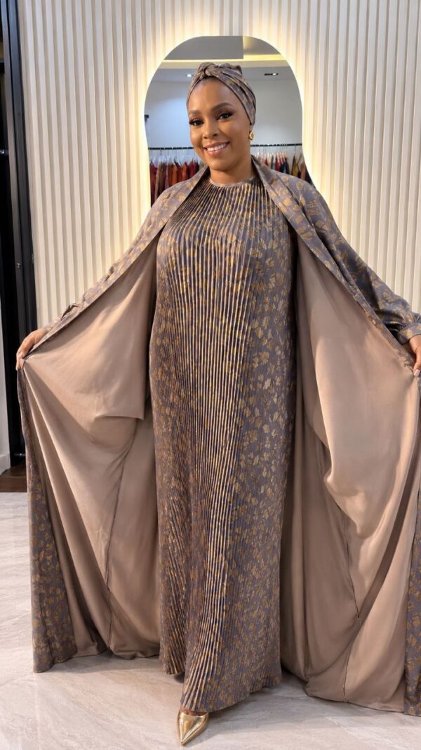 Premium Brown Kimono Dress - Wholesale B2B