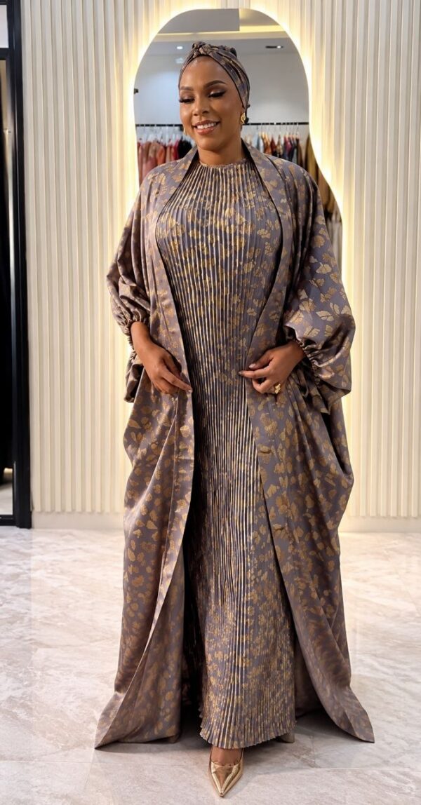 Premium Brown Kimono Dress - Wholesale B2B