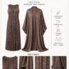 Premium Brown Kimono Dress - Wholesale B2B