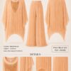 Elegant Two-Piece Pleated Set - Peach Nude